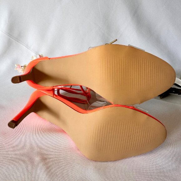 Turn Heads in Vibrant Neon Orange Heels - Picture 9 of 10